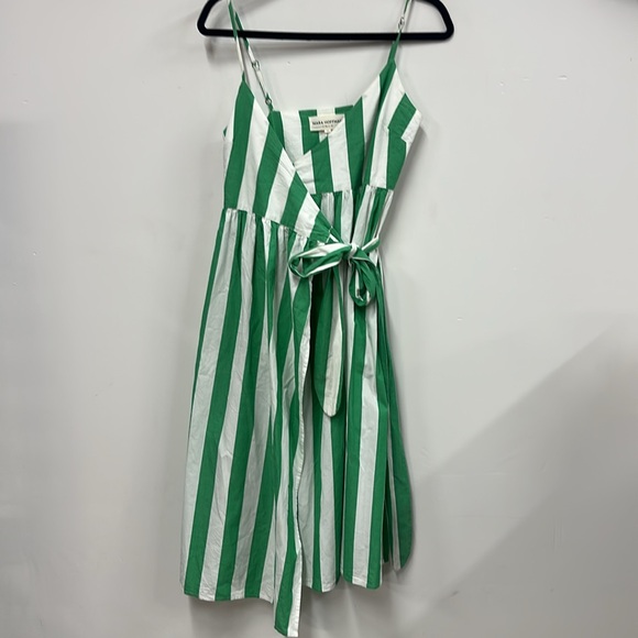 MARA HOFFMAN
ALMA DRESS GREEN AND WHITE STRIPE swim dress xs - Picture 4 of 9